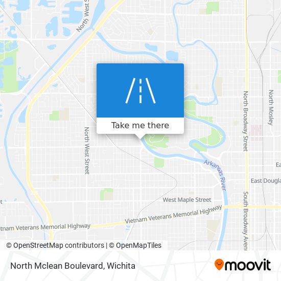 North Mclean Boulevard map