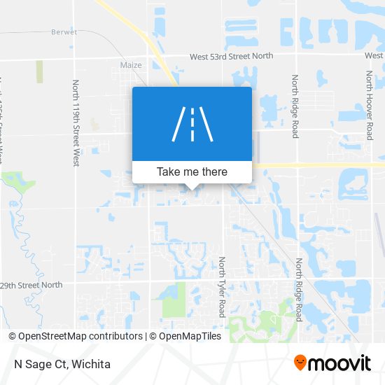 N Sage Ct map