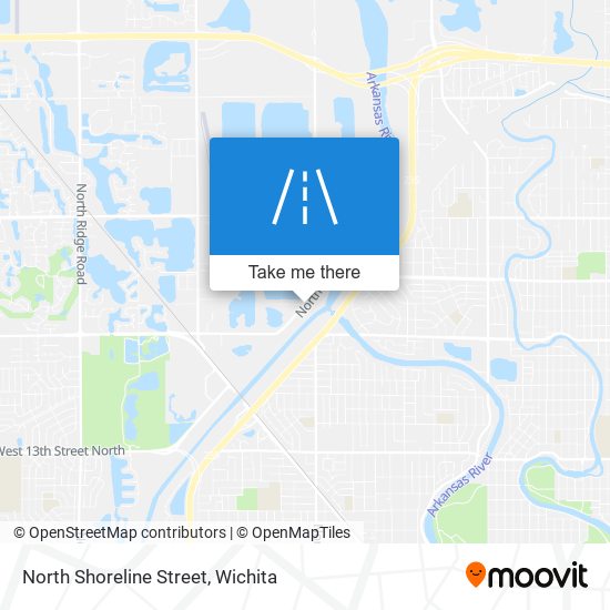 Mapa de North Shoreline Street