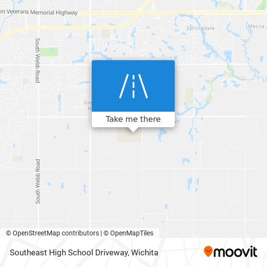 Mapa de Southeast High School Driveway