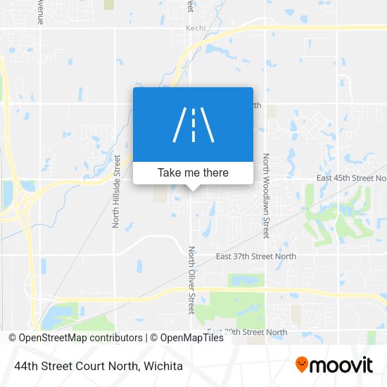 Mapa de 44th Street Court North