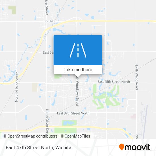 Mapa de East 47th Street North