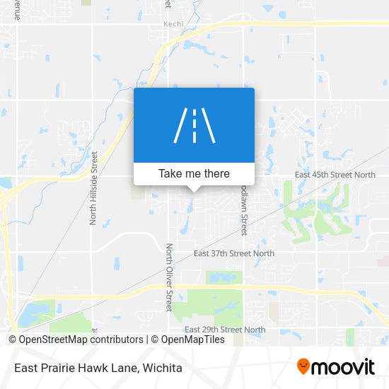 East Prairie Hawk Lane map