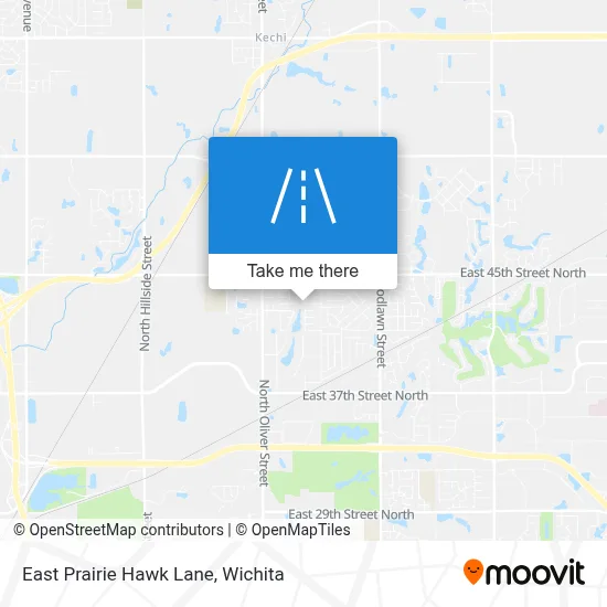 East Prairie Hawk Lane map