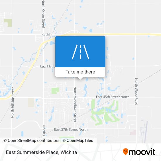 East Summerside Place map
