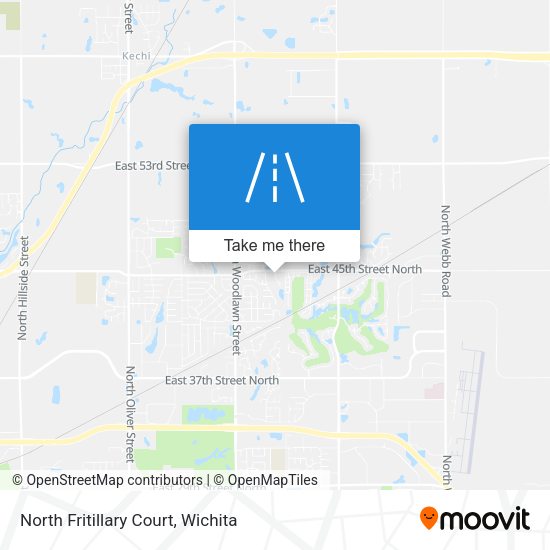 Mapa de North Fritillary Court