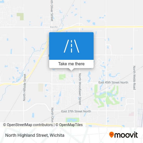 North Highland Street map
