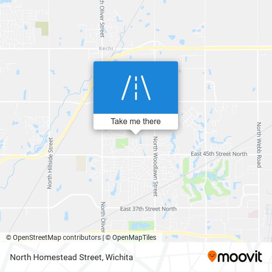 North Homestead Street map