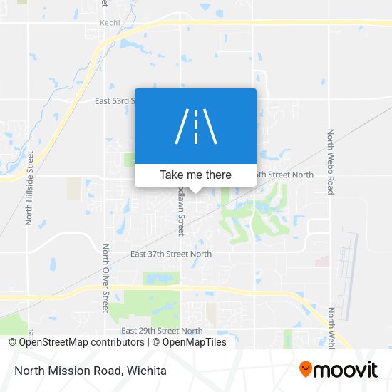 North Mission Road map