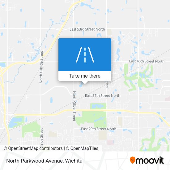Mapa de North Parkwood Avenue
