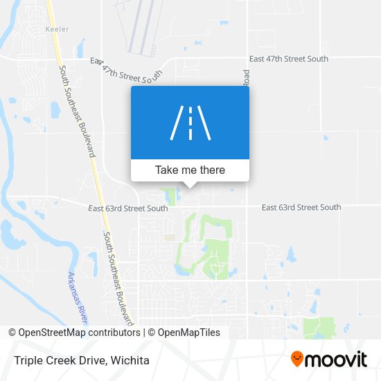 Mapa de Triple Creek Drive