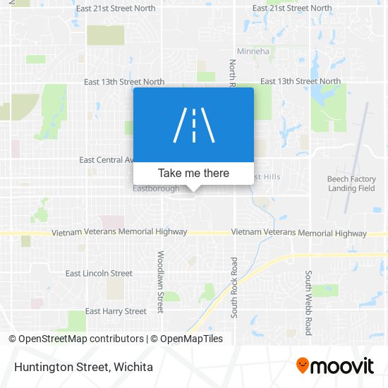 Huntington Street map