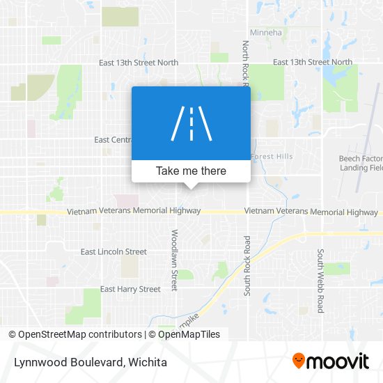Mapa de Lynnwood Boulevard