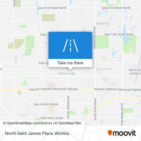 Mapa de North Saint James Place