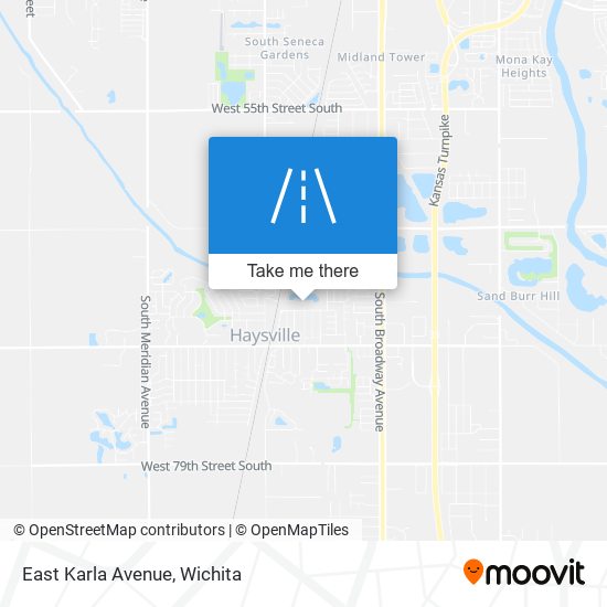 East Karla Avenue map