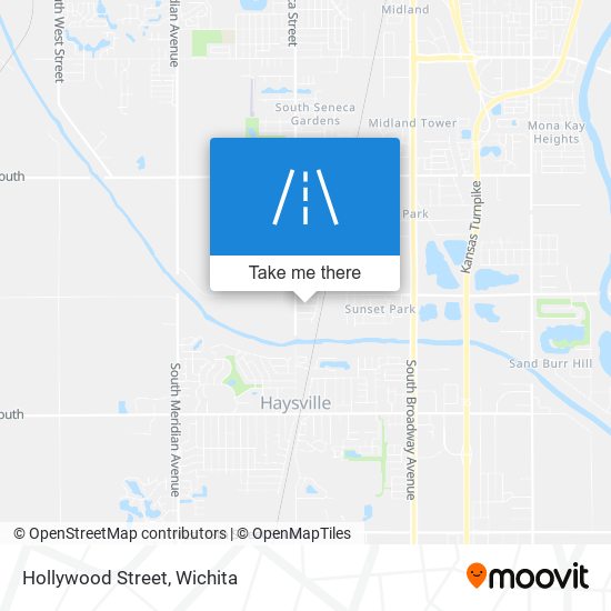 Mapa de Hollywood Street