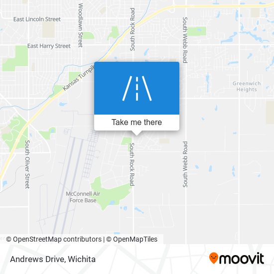 Mapa de Andrews Drive