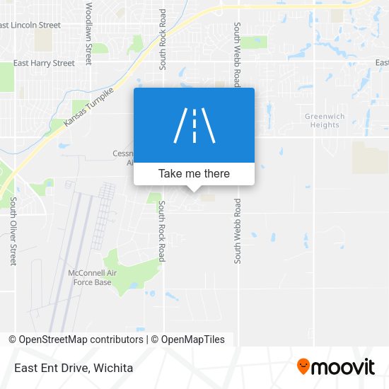 Mapa de East Ent Drive