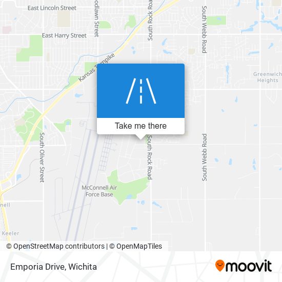 Emporia Drive map