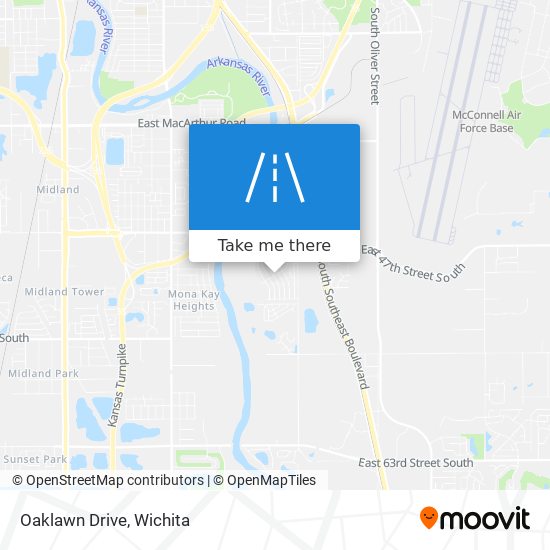 Oaklawn Drive map