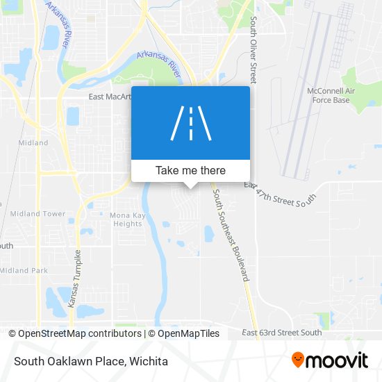 Mapa de South Oaklawn Place