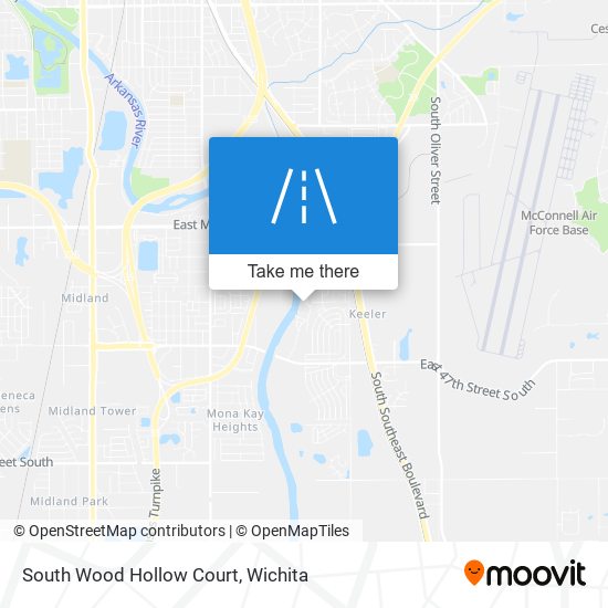 Mapa de South Wood Hollow Court