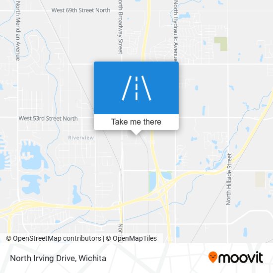 North Irving Drive map