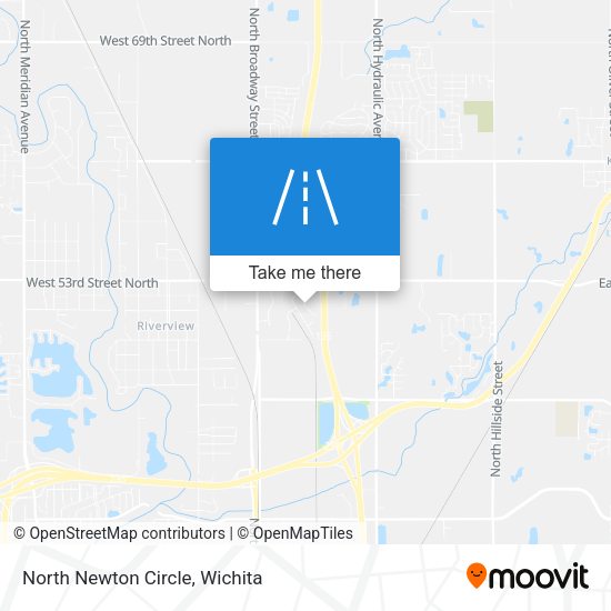 North Newton Circle map