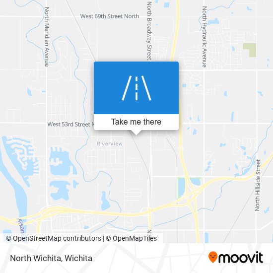 Mapa de North Wichita