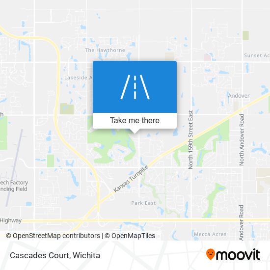 Cascades Court map