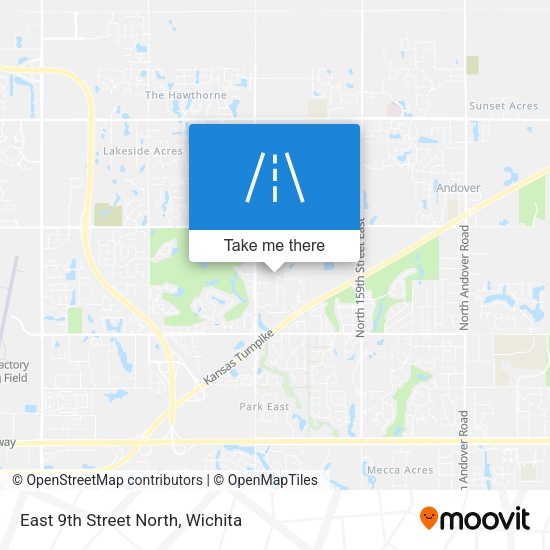 Mapa de East 9th Street North