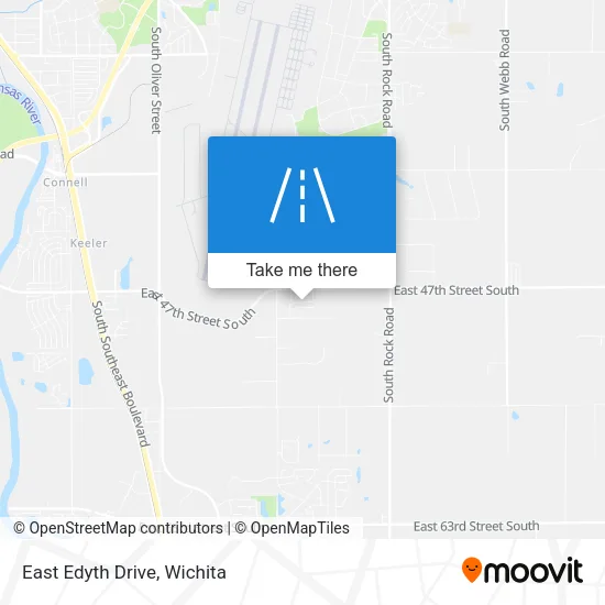 East Edyth Drive map