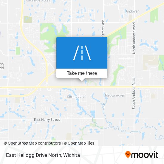 Mapa de East Kellogg Drive North
