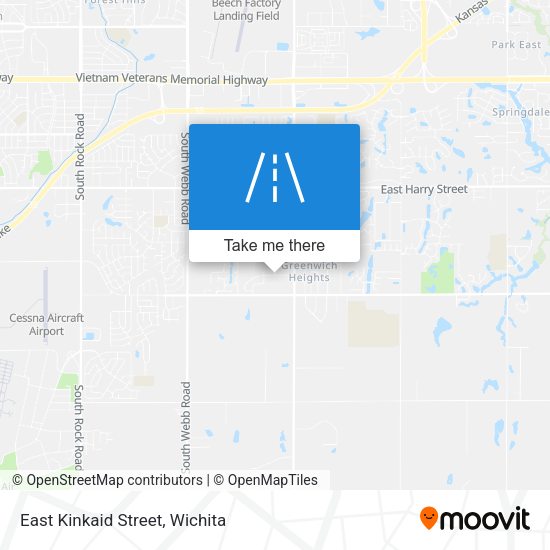East Kinkaid Street map