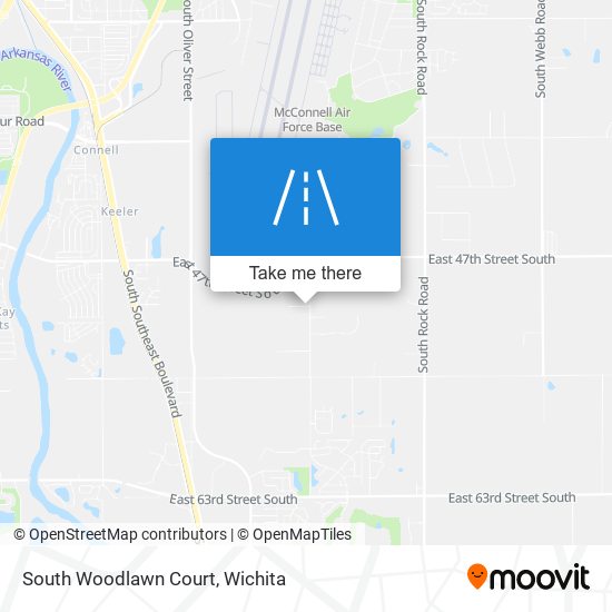 Mapa de South Woodlawn Court