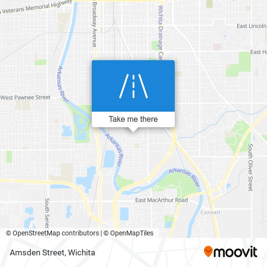 Amsden Street map