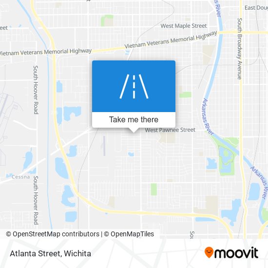 Mapa de Atlanta Street