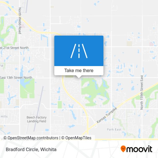 Mapa de Bradford Circle