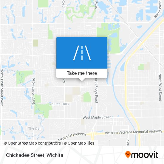 Chickadee Street map