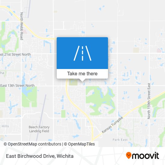 Mapa de East Birchwood Drive