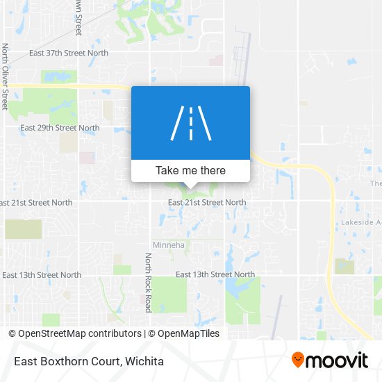 East Boxthorn Court map