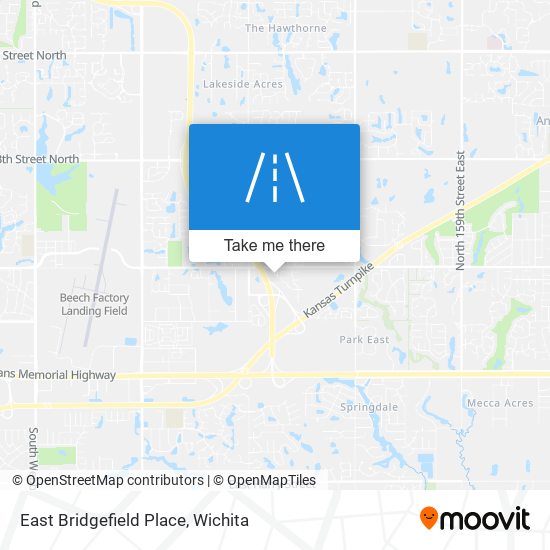 East Bridgefield Place map