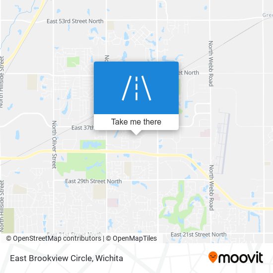 East Brookview Circle map