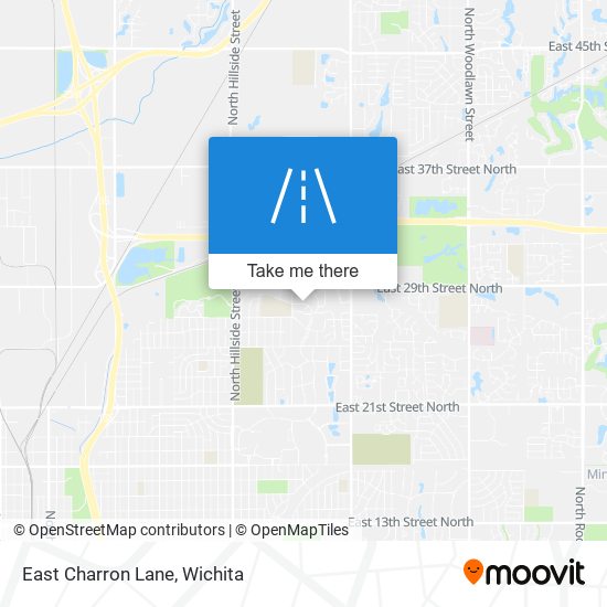 East Charron Lane map