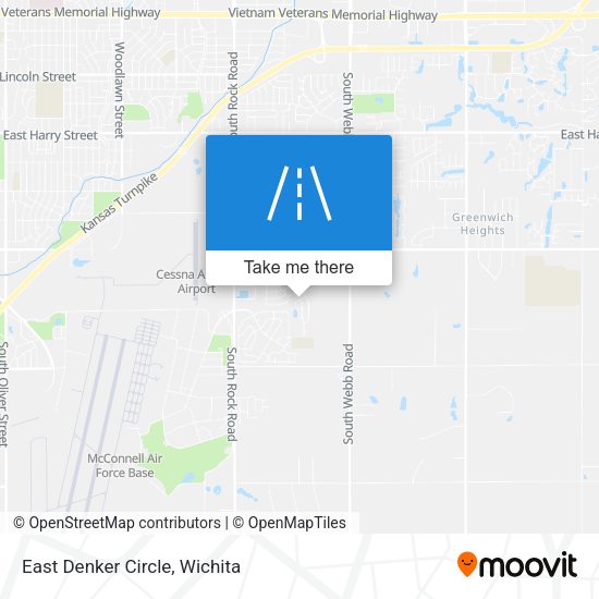Mapa de East Denker Circle