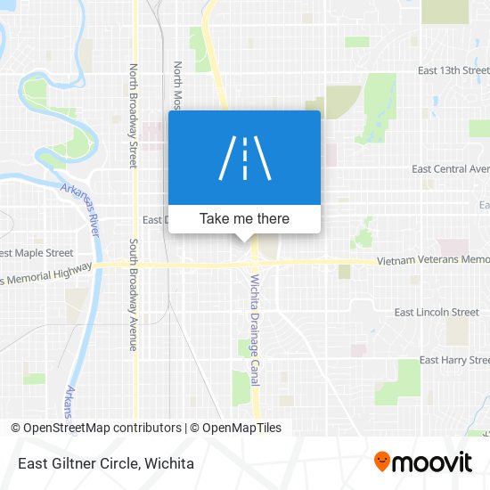 Mapa de East Giltner Circle