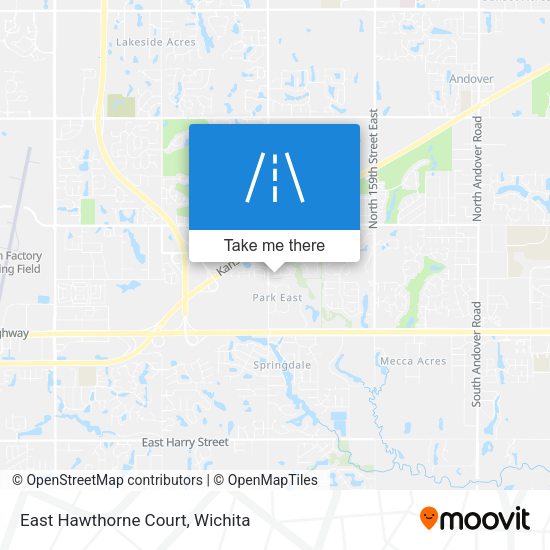 Mapa de East Hawthorne Court