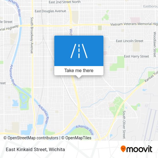 Mapa de East Kinkaid Street
