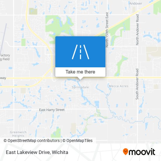 Mapa de East Lakeview Drive