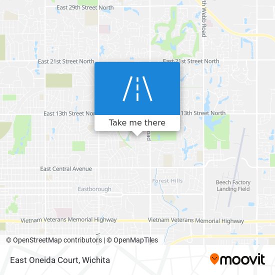 East Oneida Court map